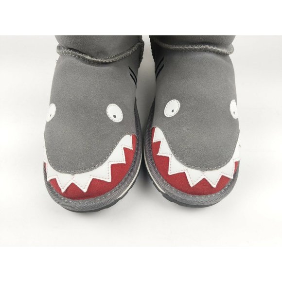 Emu Australia K10589 Shark Putty Suede Sheepskin Shearling Boots, Big Kid US 4 - Picture 3 of 12